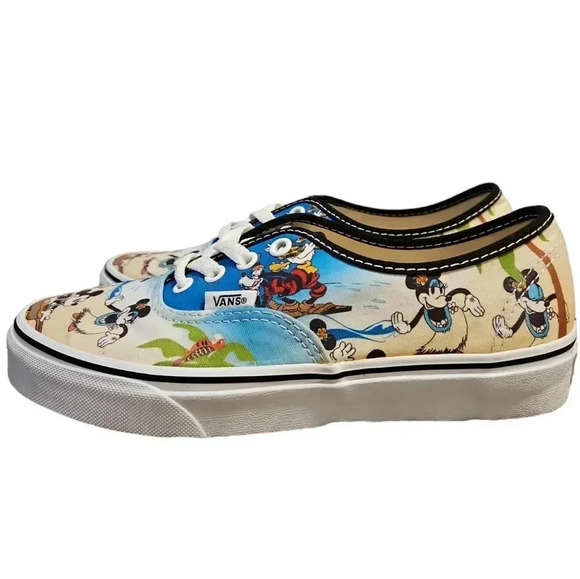 Vans X Disney Mickey Mouse Authentic Sneakers Limited Edition 7 - Picture 3 of 16